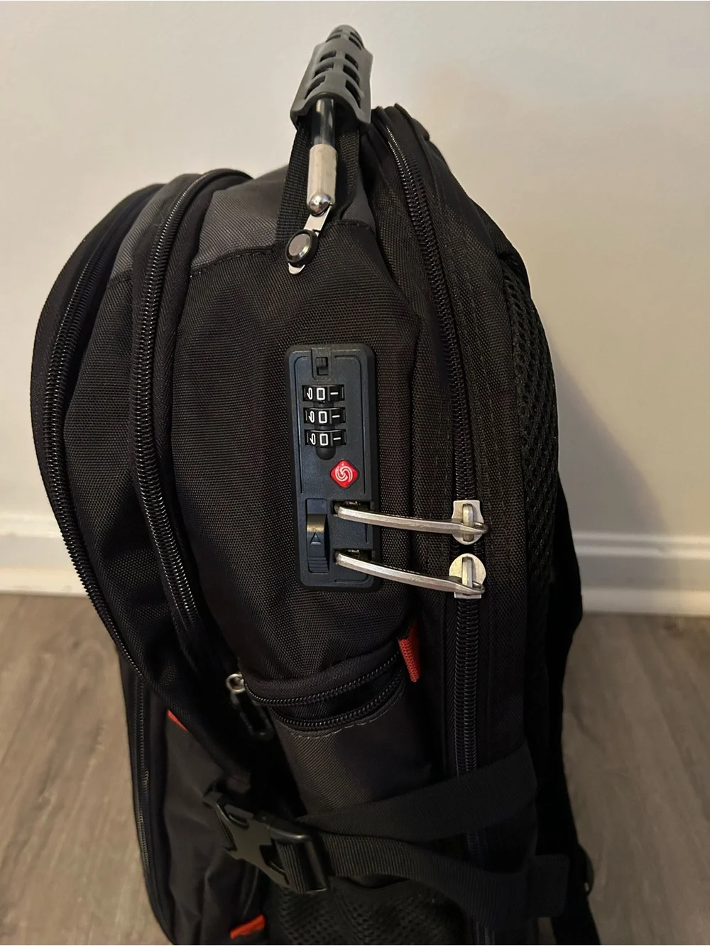 Black and Gray Travel Backpack - Unbranded Men's Laptop Bag